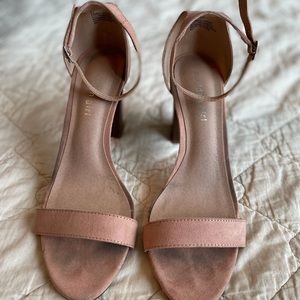 Madden Girl blush pink heeled sandal